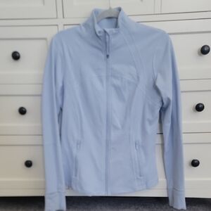 Lululemon Athletica Blue Define Jacket Lightweight Fitted Full Zip Sz 12